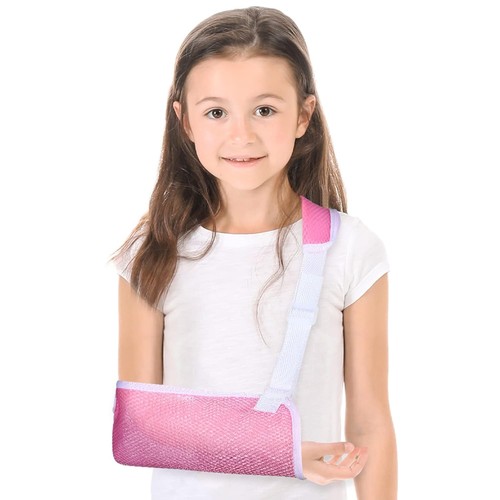 Child arm sling pink mesh - arm,