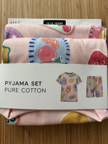 Pyjamas 100 cotton fruit - m&s,