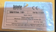 Defender Uplight V3 110v 4 Way Splitter E712654