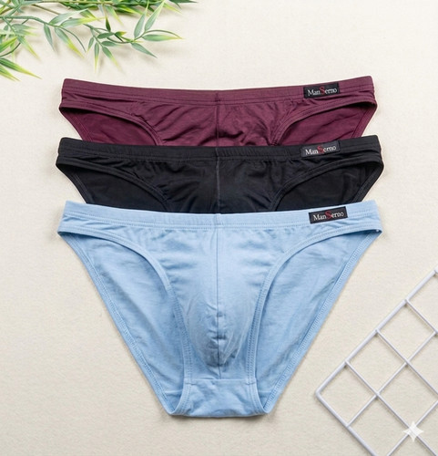 Men bamboo briefs - bamboo, low