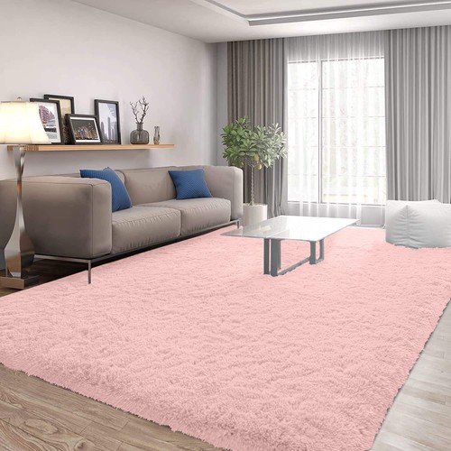 Fluffy shaggy area rugs large - fluffy,