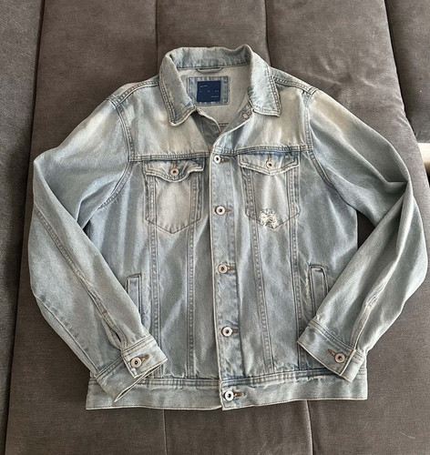 Zara man blue denim jean - zara,