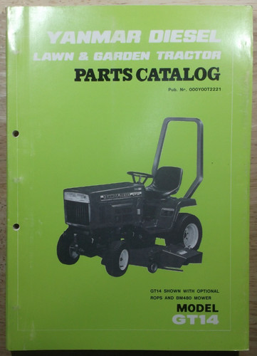 Yanmar gt14 lawn garden - yanmar, &