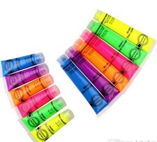 UV Glow Neon Face paint Body Paint glows fluorescent 13ml Neon colours 6 colors