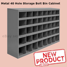 Metal 40 Hole Storage Bolt Bin