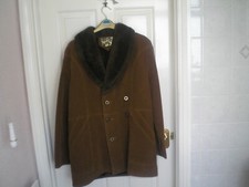 Vintage Italian Sheepskin Coat By VICOS, Men’s Large Chest, 1960'S/70's  Del Boy