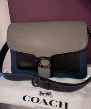 Coach Medium Leather Colour Block Shoulder  Crossbody Bag Very Good Condition?