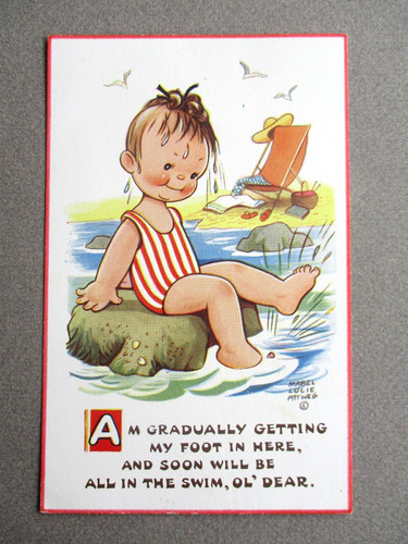 Mabel lucie attwell postcard - attwell,