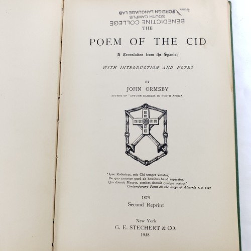 Poem the cid by john - of,