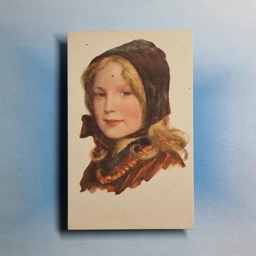 Glamour postcard c1910 girl - glamour,