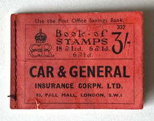 Car and General Stamp Booklet 1938 Type BD22 Cat £1900