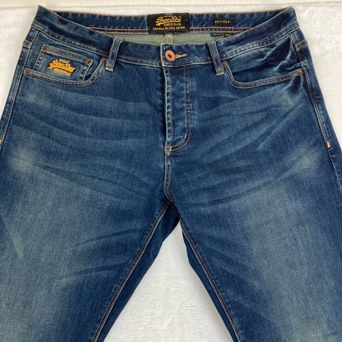 Mens superdry officer jeans - mens,