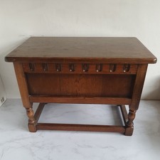 Vtg Oak Storage