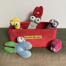 Disney Store Handy Manny Fabric Tool Box with Tools Plush Soft Toy