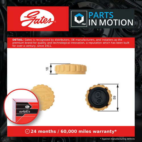 Radiator cap rc201 - radiator,