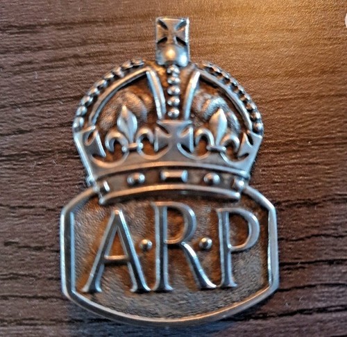 Vintage ww2 arp badge brooch - vintage,