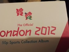 OLYMPIC 2012 50P SPORTS ALBUM ROYAL MINT EMPTY