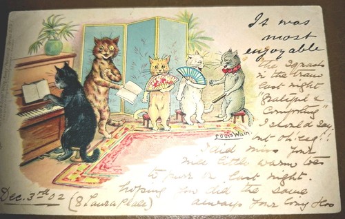 Louis wain tucks - wain, write