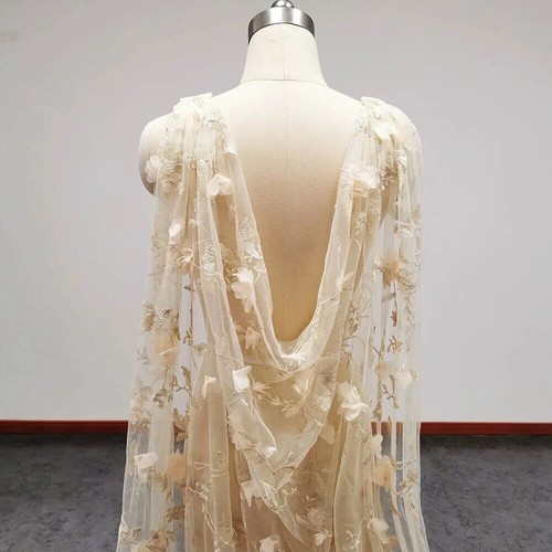 Champagne lace floral - champagne,