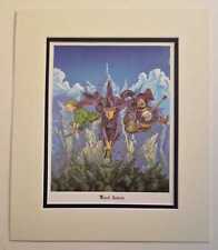 KIDBY Wyrd Sisters - Pratchett Discworld Illustration (1996 Book Plate)
