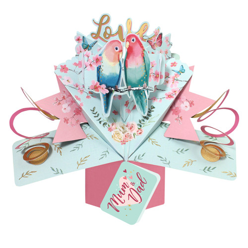 Love birds mum dad - birds, &