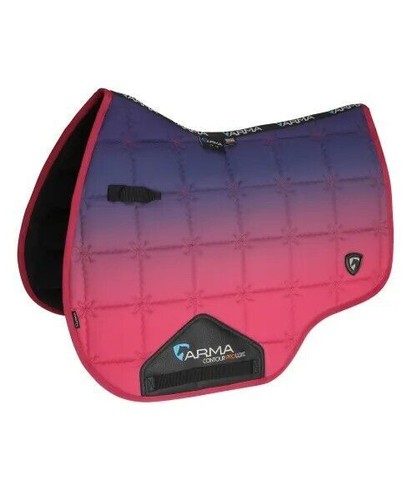 Shires arma pink ombre saddle - shires,