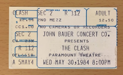 1984 the clash seattle - clash,