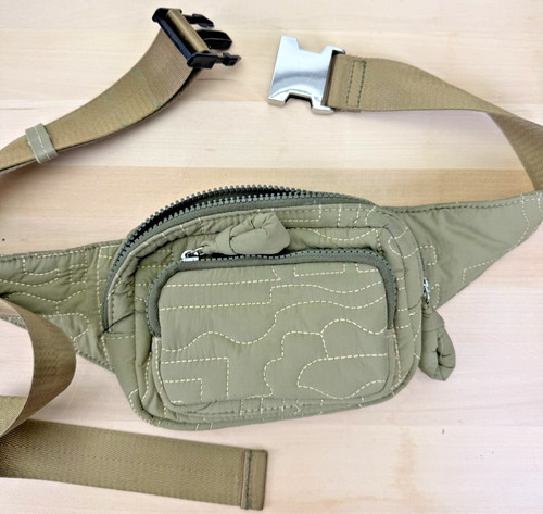 Topshop olive green puffy - puffy, mini