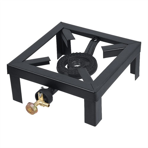 Portable single burner - burner, cast
