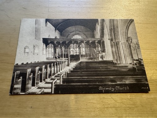Postcard conway church conwy - -,