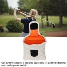 PU Club Head Cover White Head