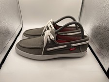 Vans Mens Gray Canvas Flat