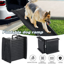 Dog Car Ramp Pet Dog Car Access Ramp Foldable Car Entry Ramp Plastic Portable