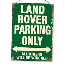 Metal Wall Sign - Land Rover