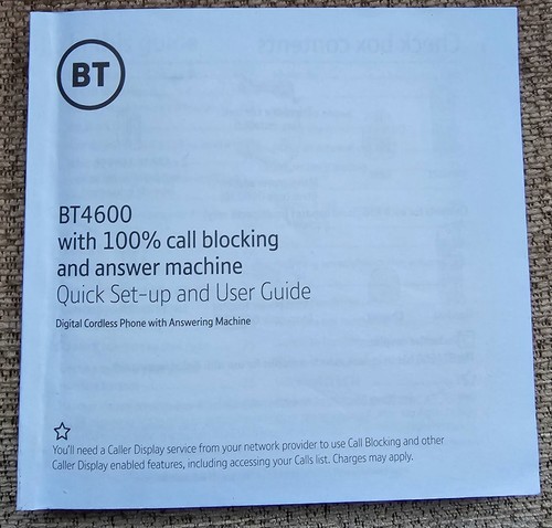 4600 cordless dect - bt,
