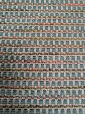 Larkana Sarangi Teal Weave by Nina Campbell. 4.5 Metres. (Ref: 0564)