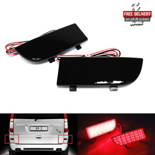 Black rear bumper - bumper, reflector