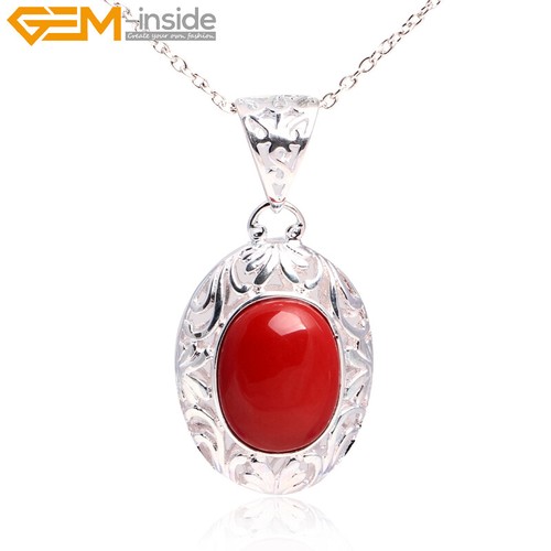 Oval turquoise sandstone coral - sandstone,