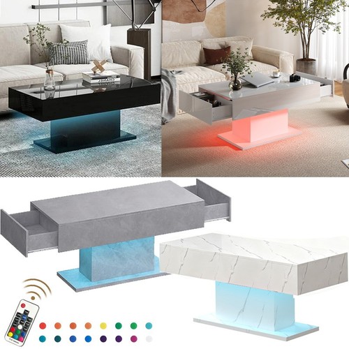 High gloss led coffee - led, table
