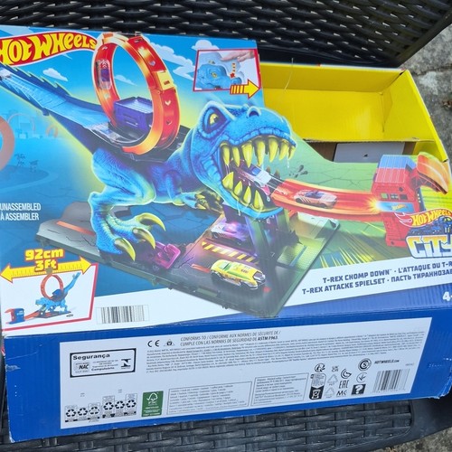 Hot wheels city rex chomp - t-rex,