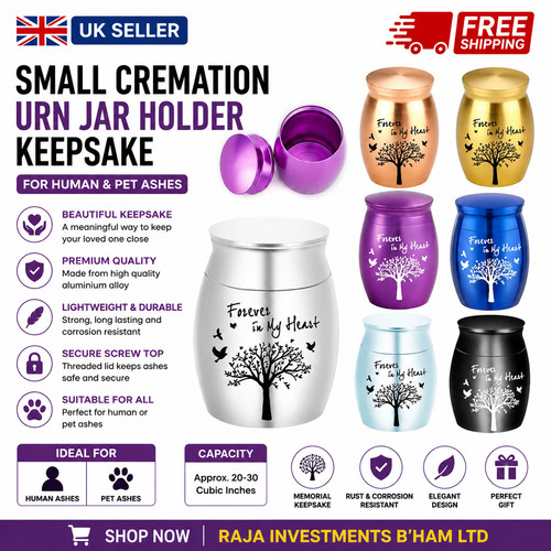 Small cremation urn jar - cremation, holder