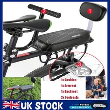Child Bike Seat Rear Back Safety F. Kids Bicycle Saddle Seats Rack Rest Cushion