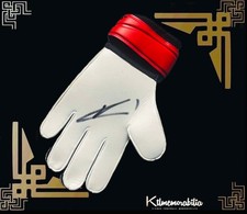 David Raya Signed Goalkeeper Glove Exact Proof & Coa