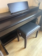 Yamaha Rosewood YDP-165 digital Piano, Stool and Headphones barely used