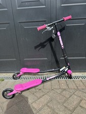 Y Fliker Air A1 Scooter – Black/Pink – Age 5+ – Front Brake – Great Condition