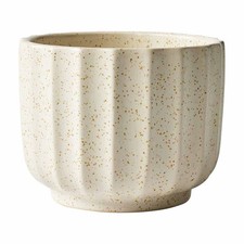 4.5" Speckled Ribbed Ceramic