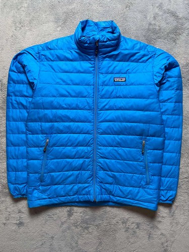Blue patagonia puffer jacket - patagonia,