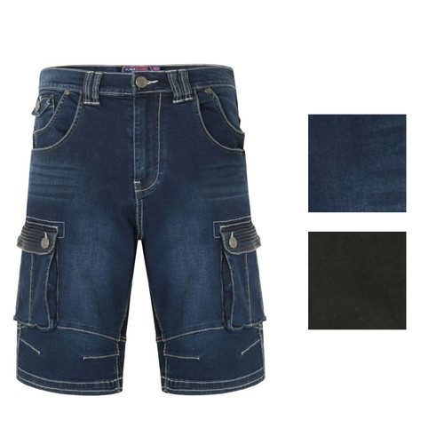 Kam mens denim shorts - kam,