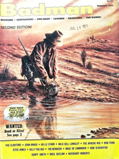 Badman Summer 1971 Magazine Rustlers Gunfighters Owl Hoot Lawmen Renegades