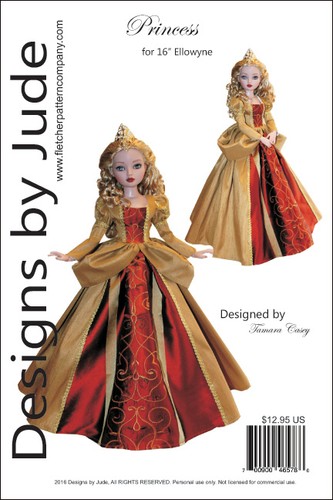 Princess doll clothes sewing - princess,